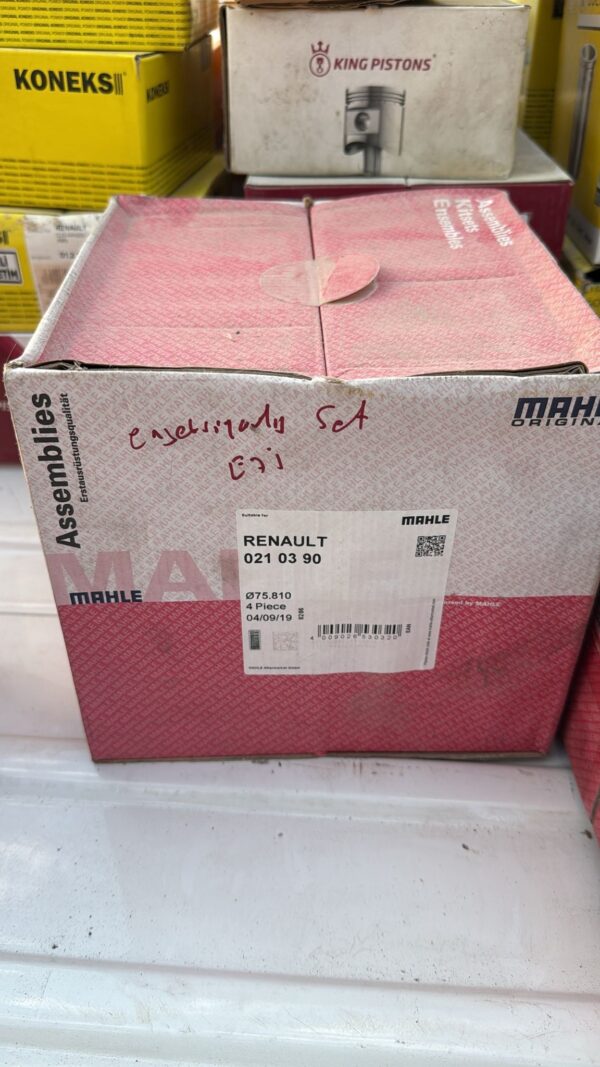 R19 Clio Megane piston sekman gömlek set mahle